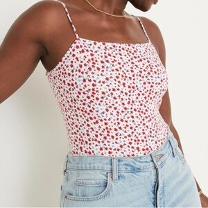 NWT Old Navy Fitted Floral Print Bodysuit